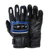 RAVEN CARBON RACER BLUE MOTORCYCLE GLOVES