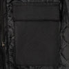 INFINITY GREY MOTORCYCLE MESH TEXTILE JACKET, ce protectors, textile, polyester, inner lining, pockets, ce protectors, protected, close-up photo