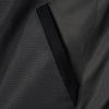 INFINITY GREY MOTORCYCLE MESH TEXTILE JACKET, ce protectors, textile, polyester, inner lining, pockets, ce protectors, protected, close-up photo