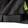 INFINITY GREY MOTORCYCLE MESH TEXTILE JACKET, ce protectors, textile, polyester, inner lining, pockets, ce protectors, protected, close-up photo