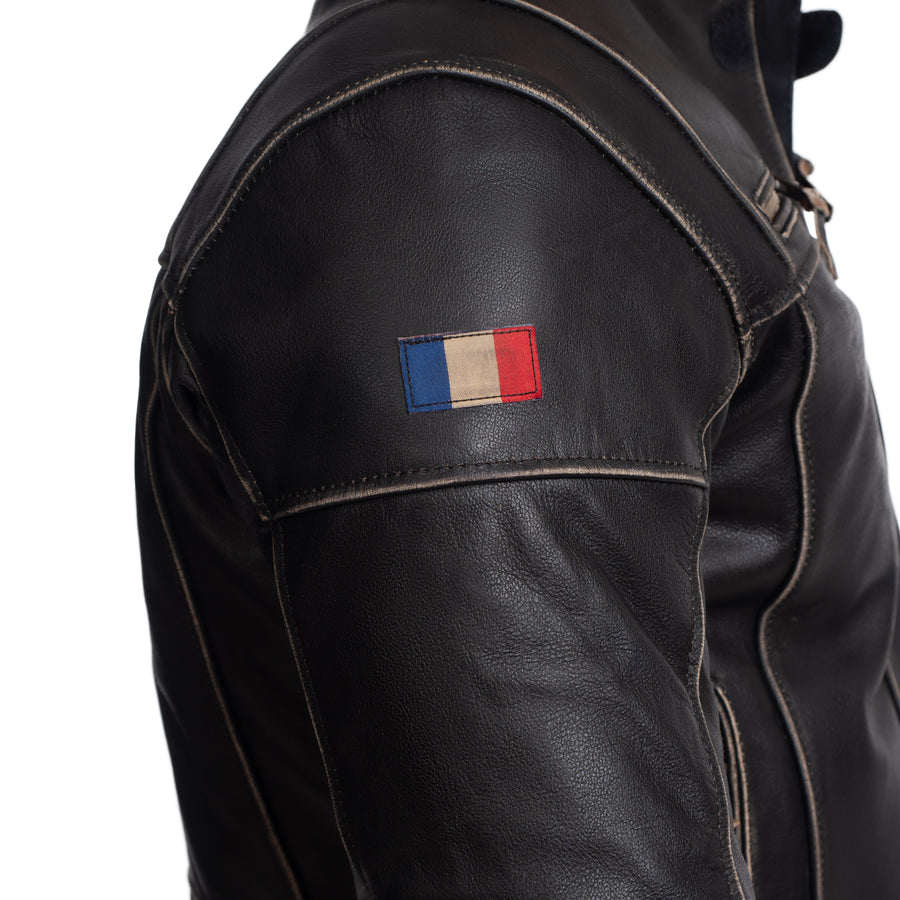 VIVE LA FRANCE RETRO MOTOROS BŐRKABÁT