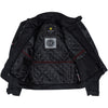 Corelli MG Városi fekete motoros textil dzseki, háló, cordura verseny, YKK cipzár, kivehető CE protektorok, kivehető belső bélés, zsebek, vízálló, szélálló, belső kép